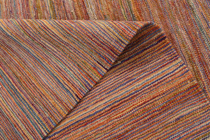 7' x 9' 4 Hand Woven Kilim Modern Wool Rug