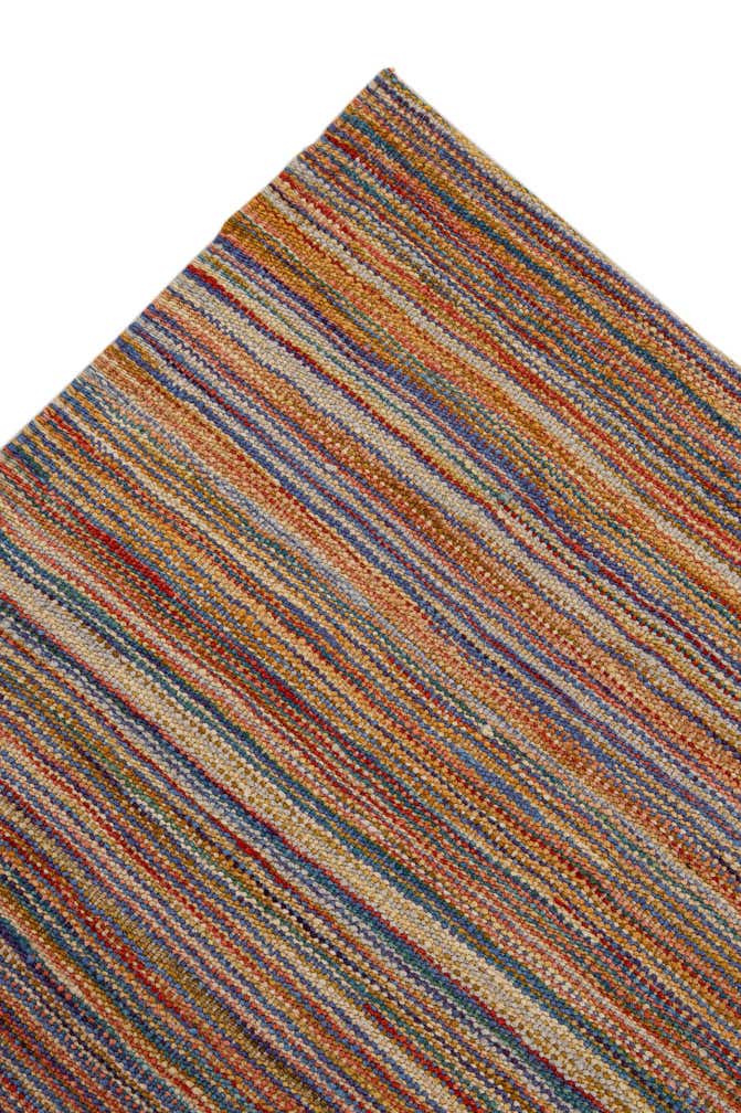 7' x 9' 4 Hand Woven Kilim Modern Wool Rug