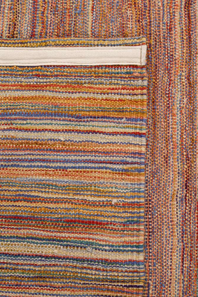 7' x 9' 4 Hand Woven Kilim Modern Wool Rug