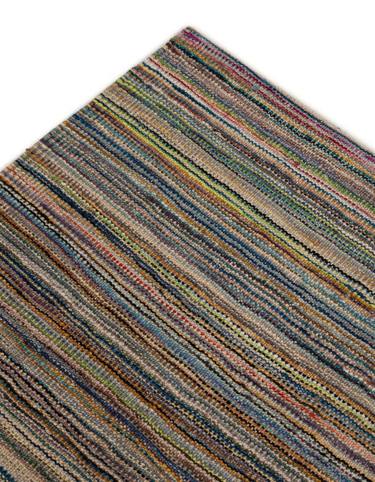 Detail image of 8' 7 x 9' 6  Hand Woven Kilim Modern Wool Rug