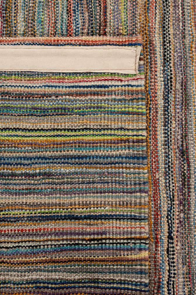 8' 7 x 9' 6 Hand Woven Kilim Modern Wool Rug