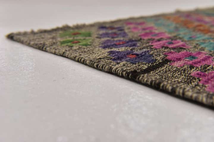 7' 2 x 9' 5 Hand Woven Kilim Modern Wool Rug