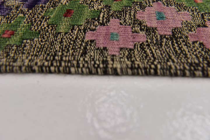 7' 2 x 9' 5 Hand Woven Kilim Modern Wool Rug