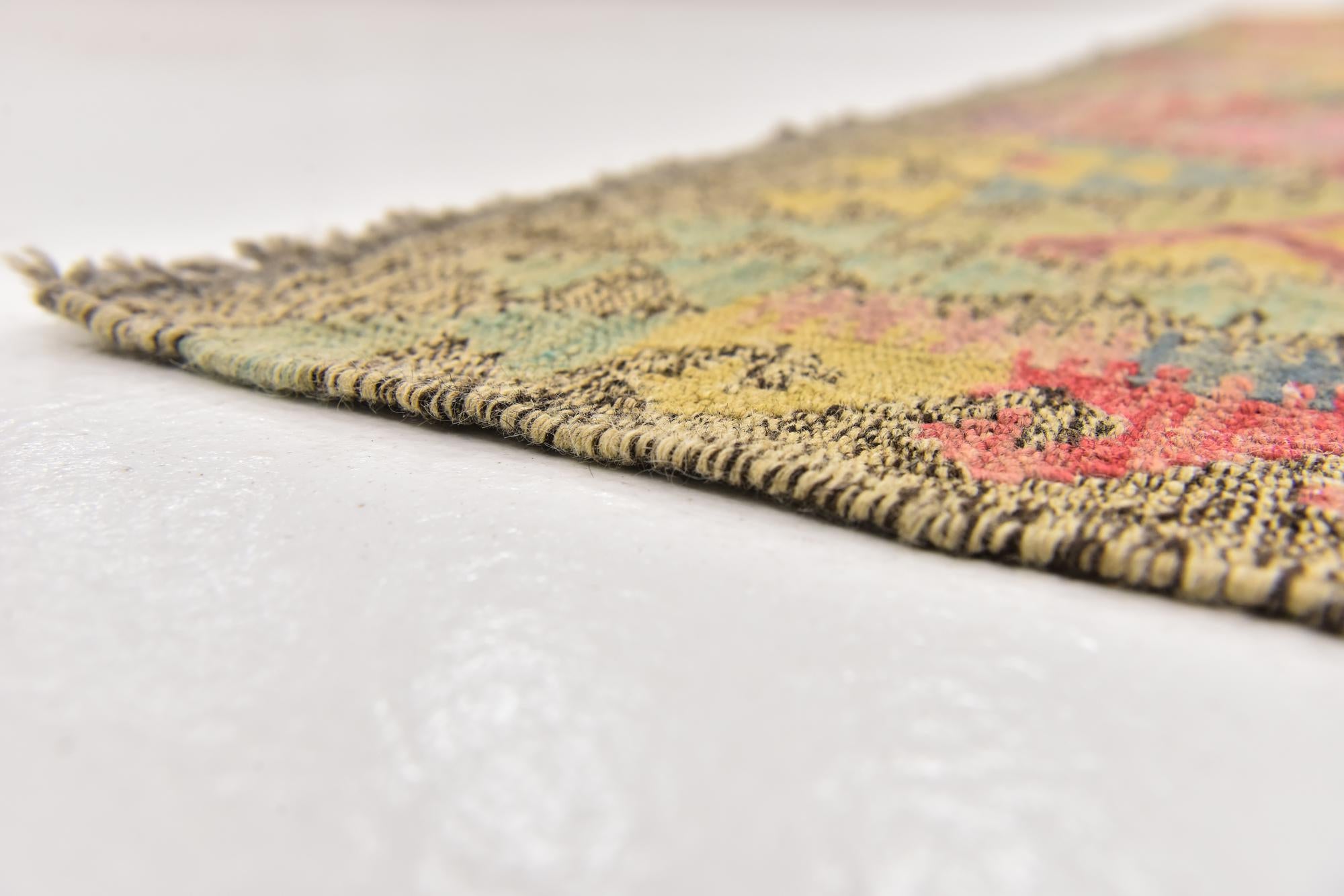 6' 10 x 8' Hand Woven Kilim Modern Wool Rug