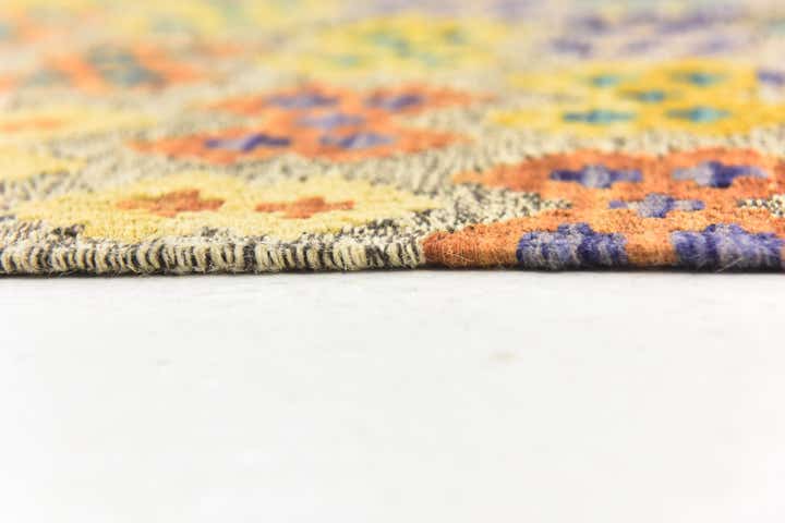 10' 9 x 13' Hand Woven Kilim Modern Wool Rug