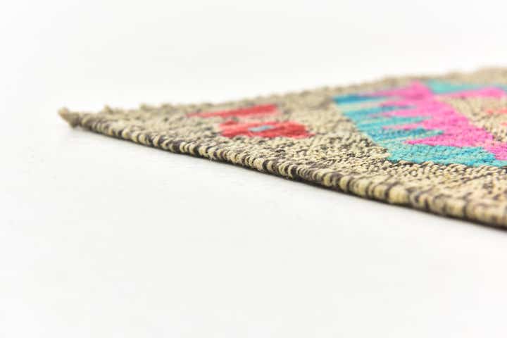10' 10 x 12' 5 Hand Woven Kilim Modern Wool Rug