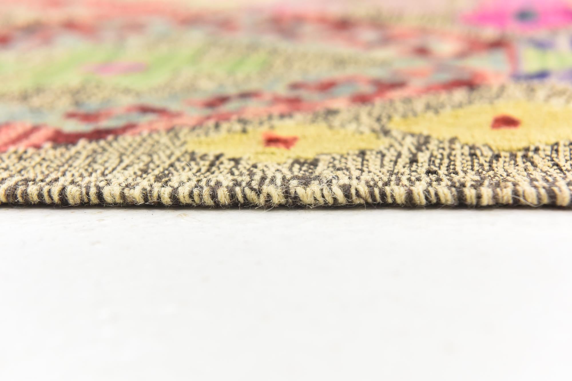 10' 10 x 12' 5 Hand Woven Kilim Modern Wool Rug