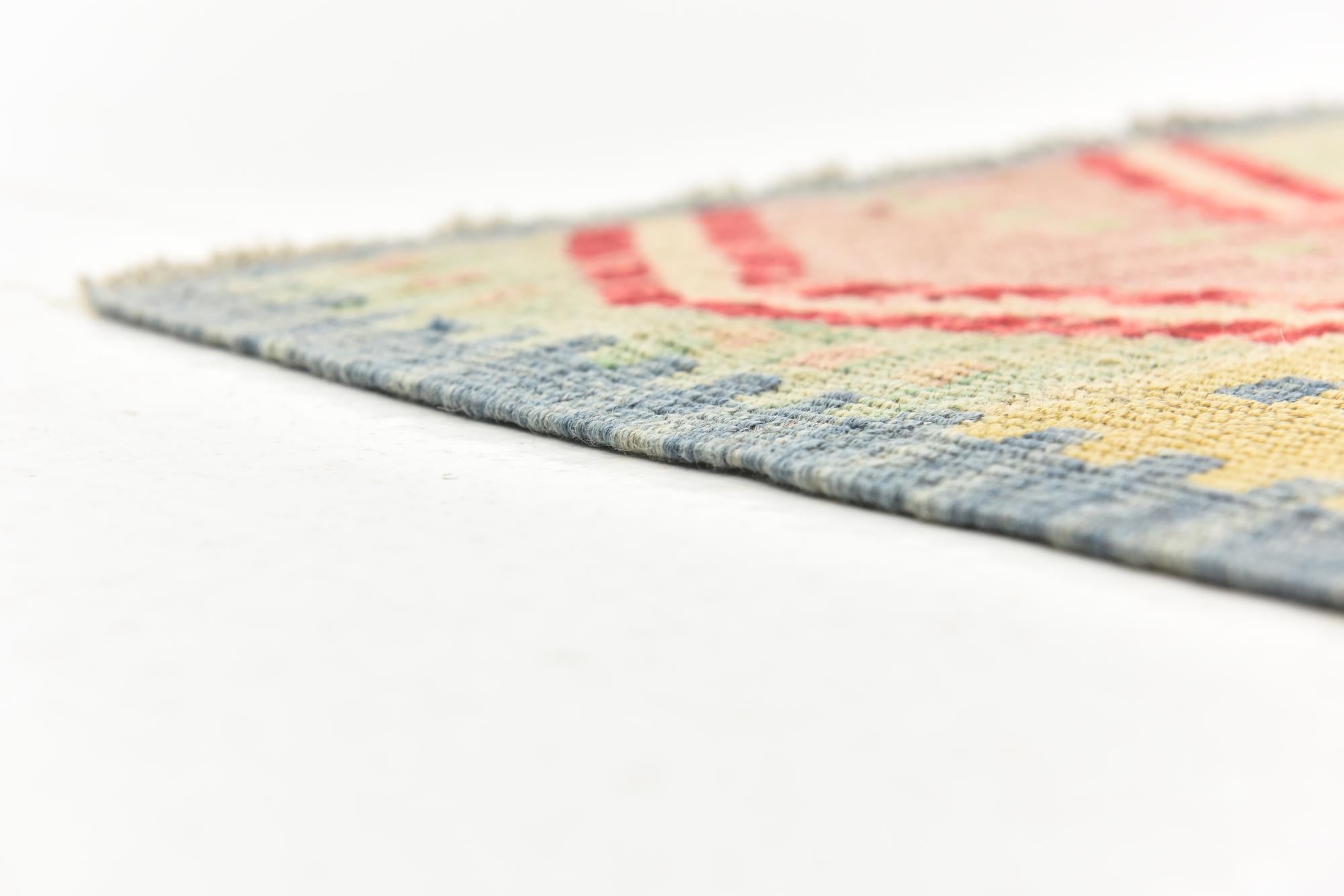 5' 8 x 8' Hand Woven Kilim Modern Wool Rug