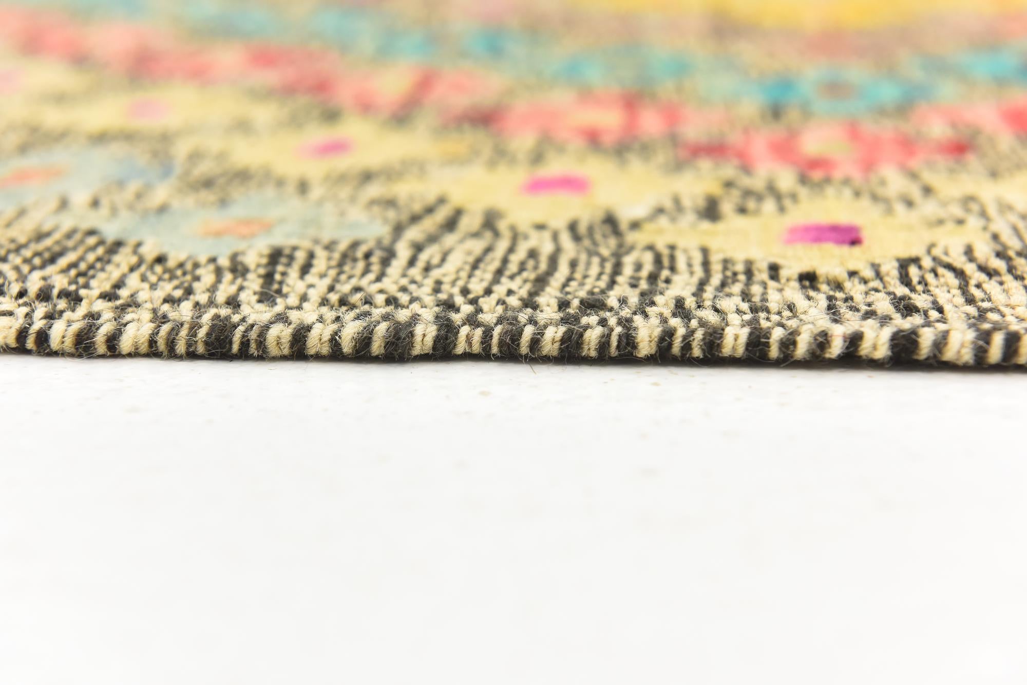 6' x 7' 9 Hand Woven Kilim Modern Wool Rug