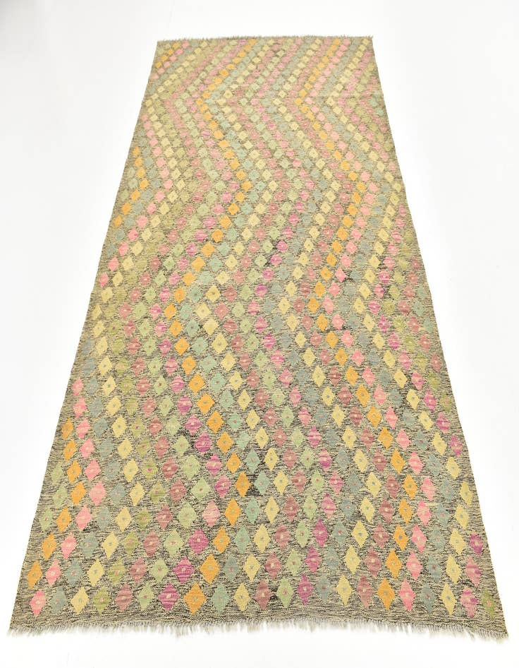 Detail image of 5' 10 x 8' Hand Woven Kilim Modern Wool Rug