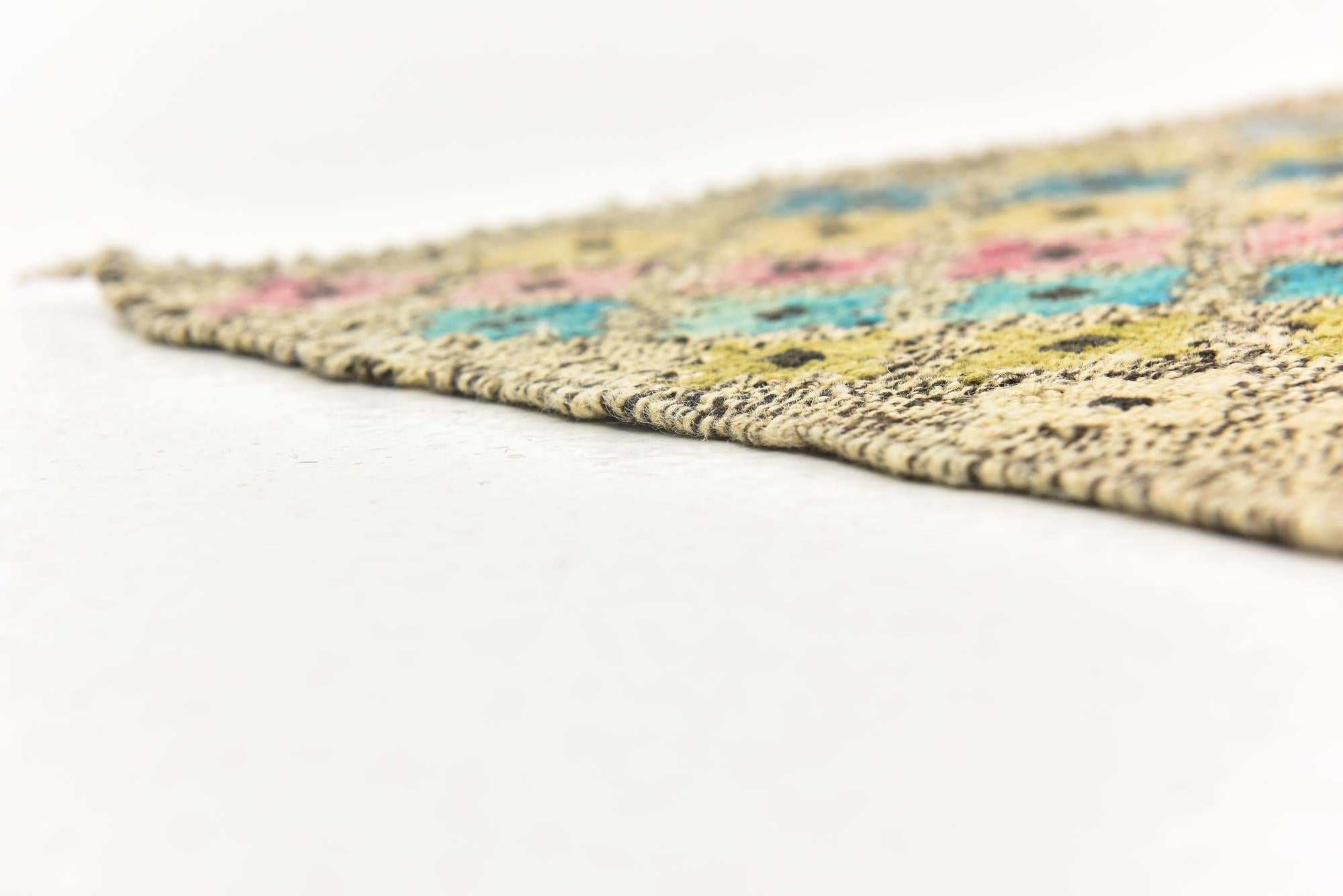 9' x 11' 6 Hand Woven Kilim Modern Wool Rug