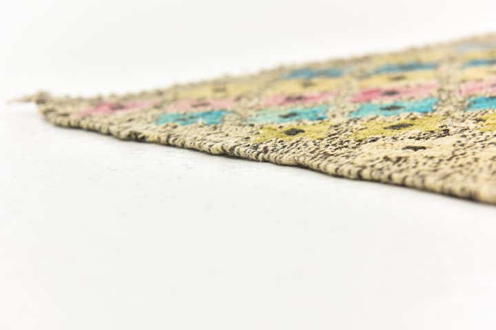 9' x 11' 6 Hand Woven Kilim Modern Wool Rug