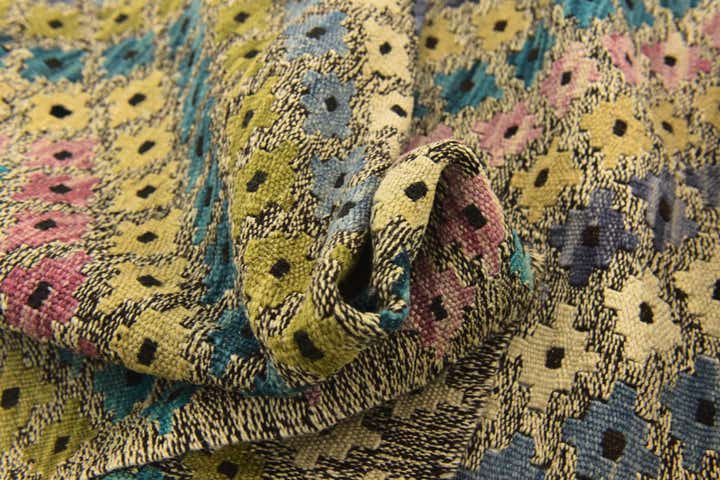 9' x 11' 6 Hand Woven Kilim Modern Wool Rug