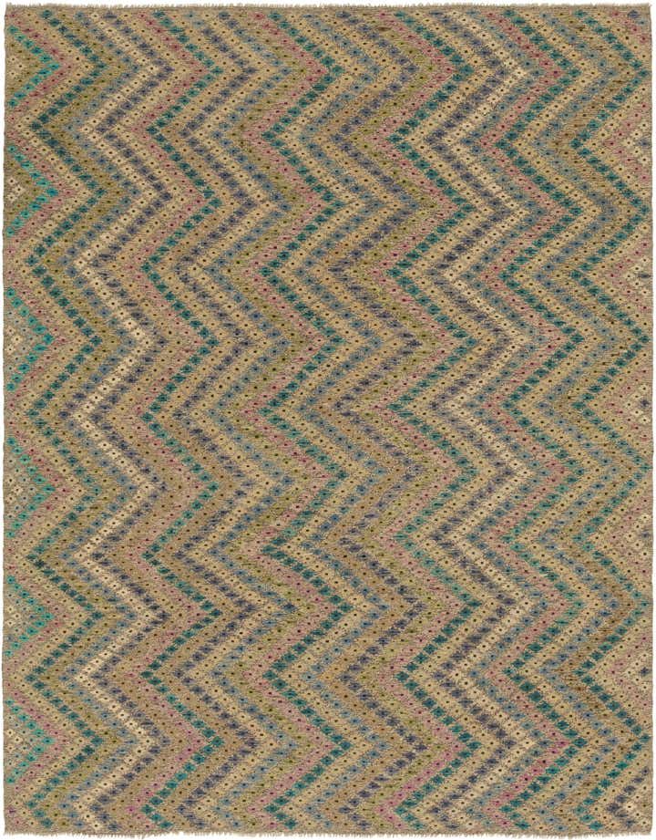 9' x 11' 6 Hand Woven Kilim Modern Wool Rug