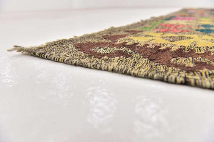 6' 9 x 8' Hand Woven Kilim Modern Wool Rug