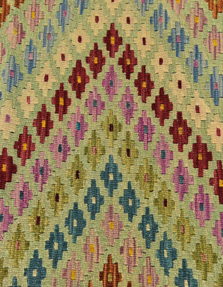 Detail image of 5' 10 x 7' 8  Hand Woven Kilim Modern Wool Rug
