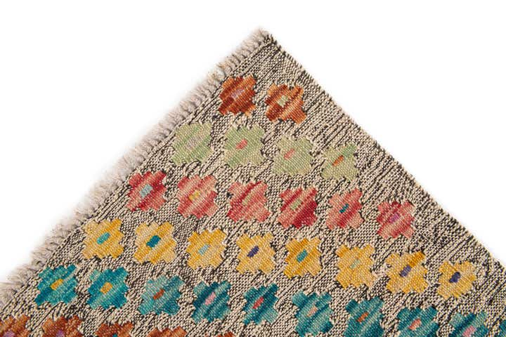 6' x 7' 5 Hand Woven Kilim Modern Wool Rug