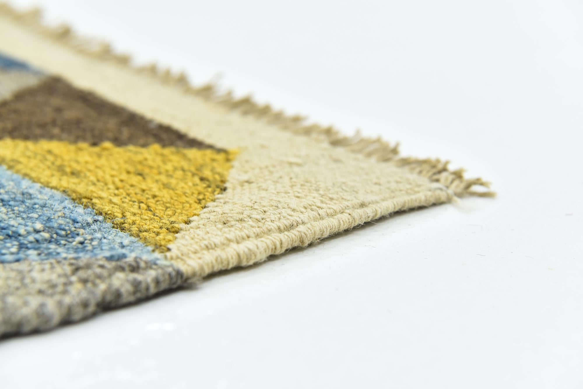 8' 5 x 9' 8 Hand Woven Kilim Modern Wool Rug