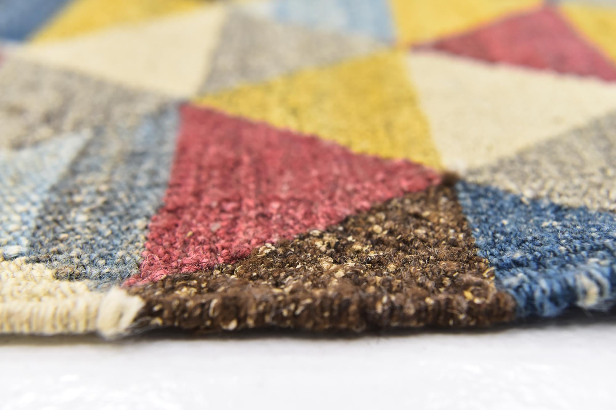 8' 5 x 9' 8 Hand Woven Kilim Modern Wool Rug