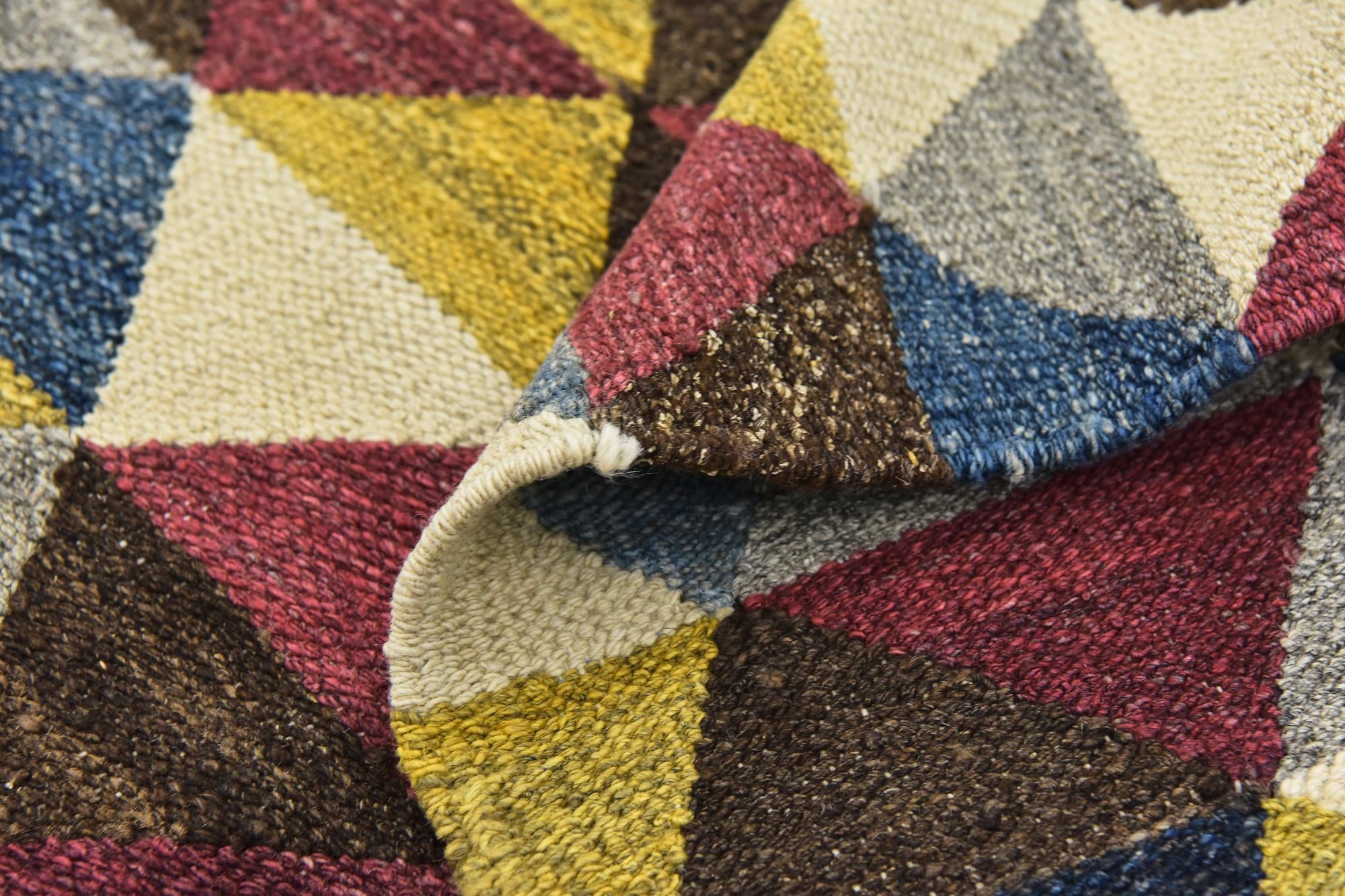 8' 5 x 9' 8 Hand Woven Kilim Modern Wool Rug