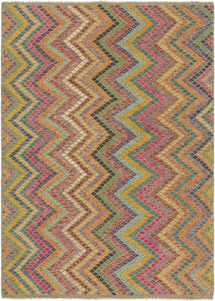 8' 8 x 11' 2 Hand Woven Kilim Modern Wool Rug