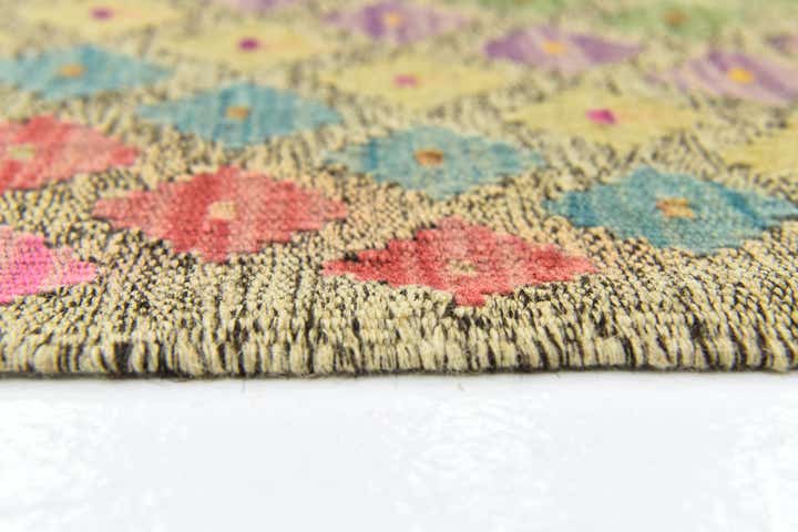 7' x 9' 10 Hand Woven Kilim Modern Wool Rug