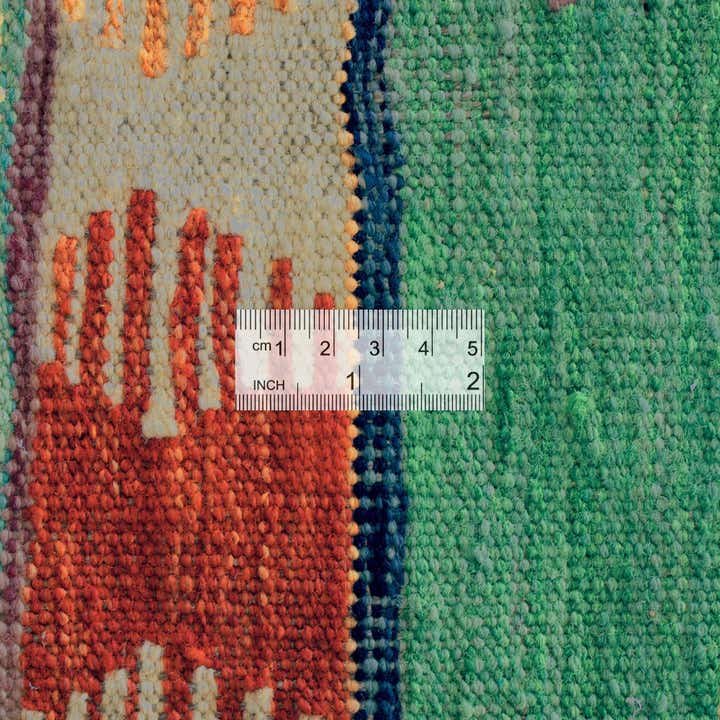 195cm x 290cm Handgewebt Kilim Modern Wolle Teppich