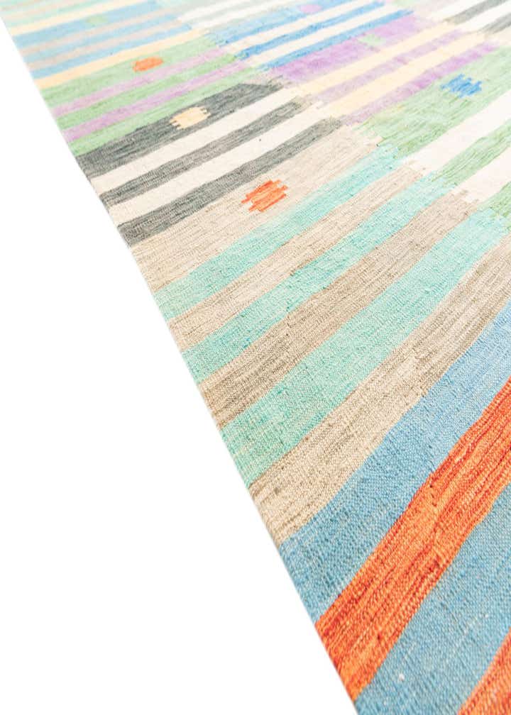6' 7 x 9' 8 Hand Woven Kilim Modern Wool Rug