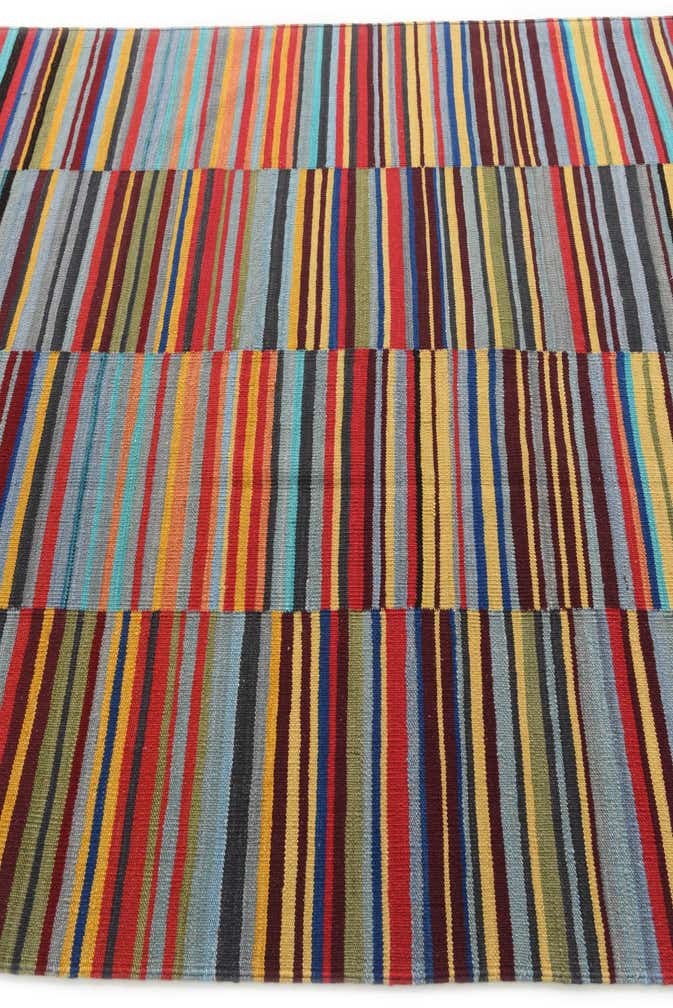 5' 8 x 7' 8 Hand Woven Kilim Modern Wool Rug