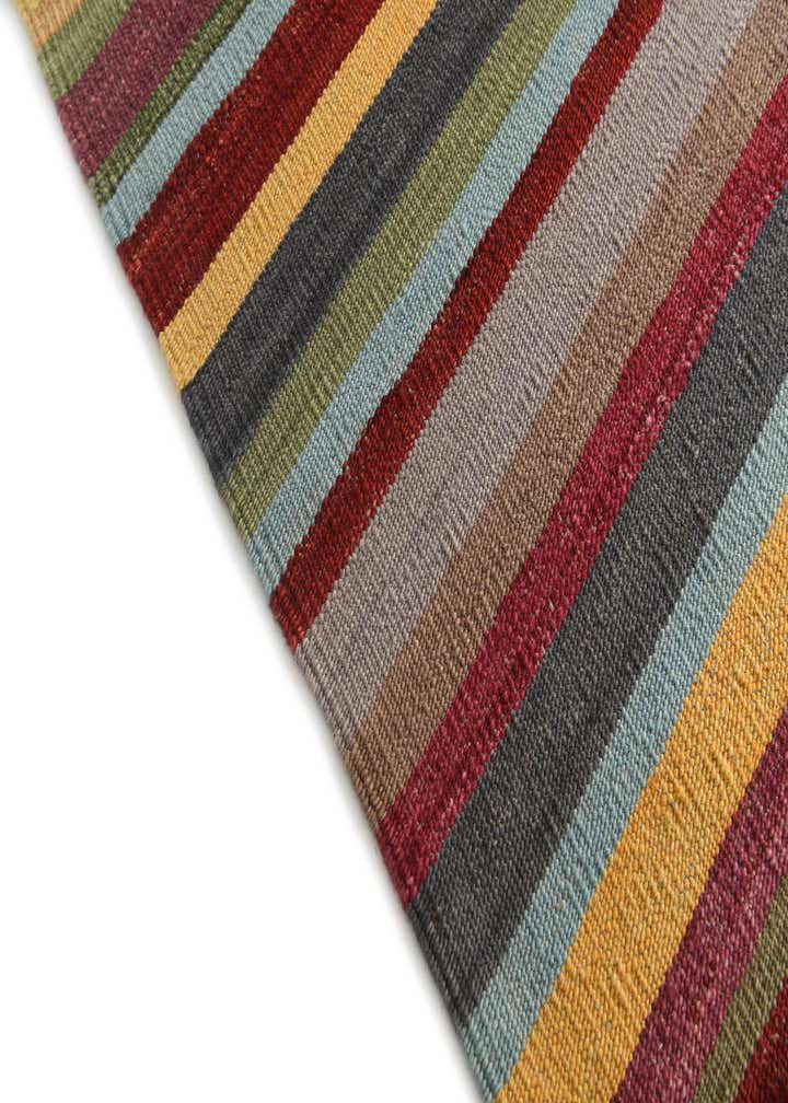 7' 2 x 9' 5 Hand Woven Kilim Modern Wool Rug