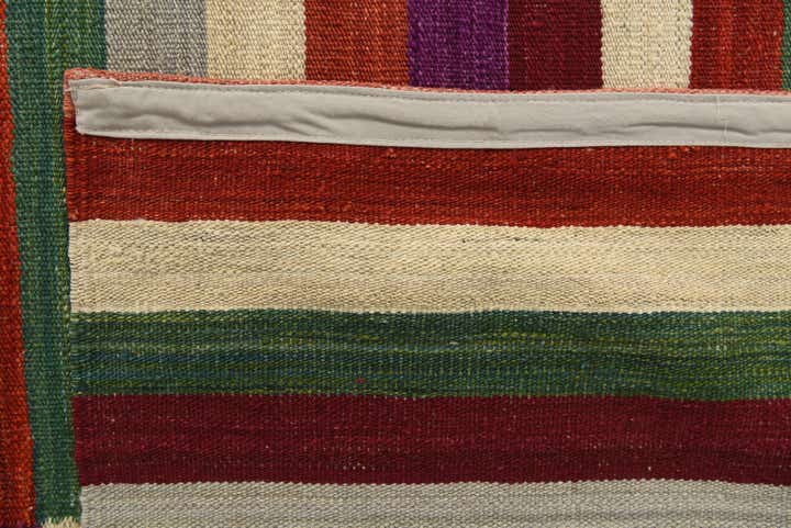 7' 3 x 9' 6 Hand Woven Kilim Modern Wool Rug