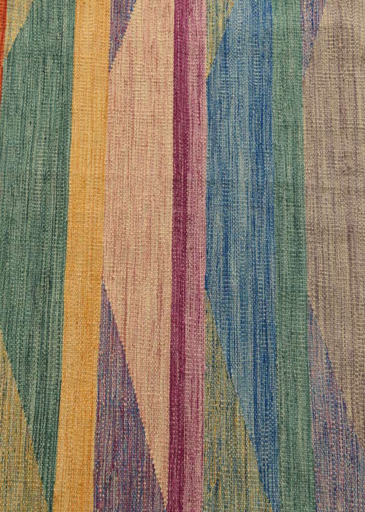 6' 5 x 10' Hand Woven Kilim Modern Wool Rug