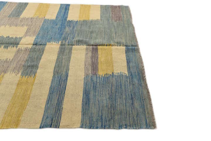 5' 8 x 7' 9 Hand Woven Kilim Modern Wool Rug