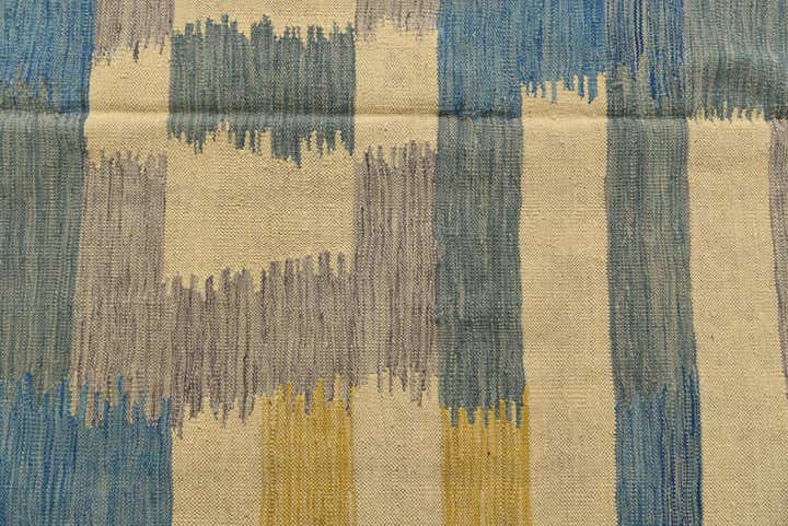 5' 8 x 7' 9 Hand Woven Kilim Modern Wool Rug