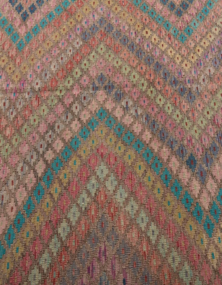 Detail image of 7' 2 x 9'  Hand Woven Kilim Modern Wool Rug