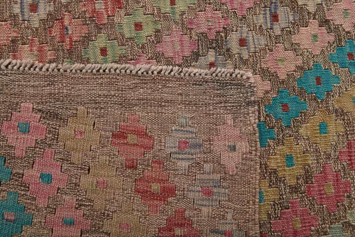 7' 2 x 9' Hand Woven Kilim Modern Wool Rug