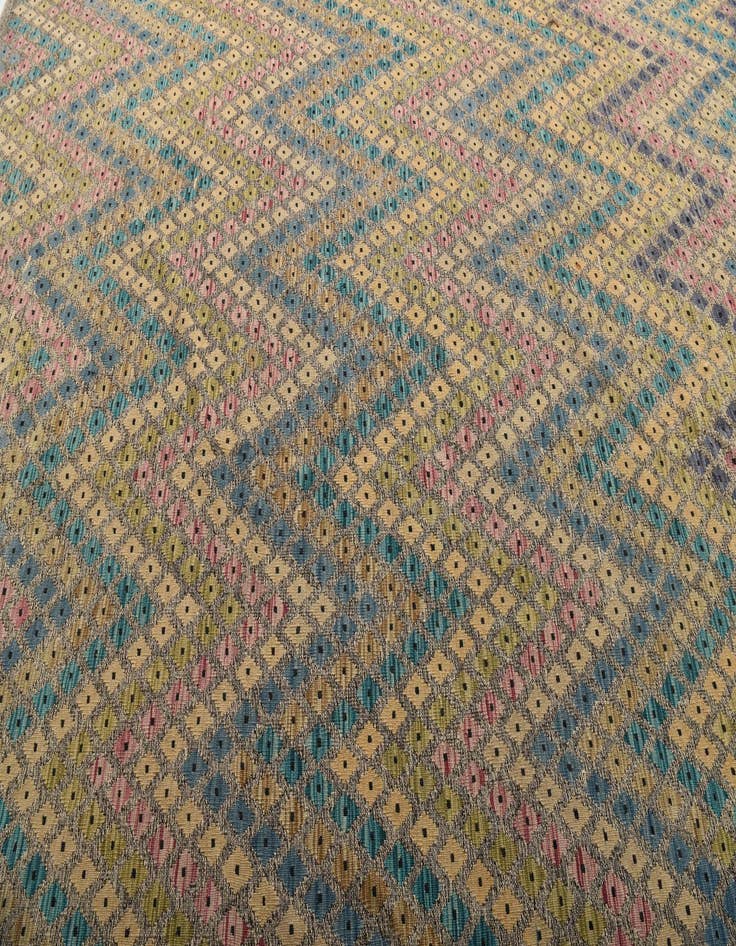 Detail image of 10' 4 x 13'  Hand Woven Kilim Modern Wool Rug