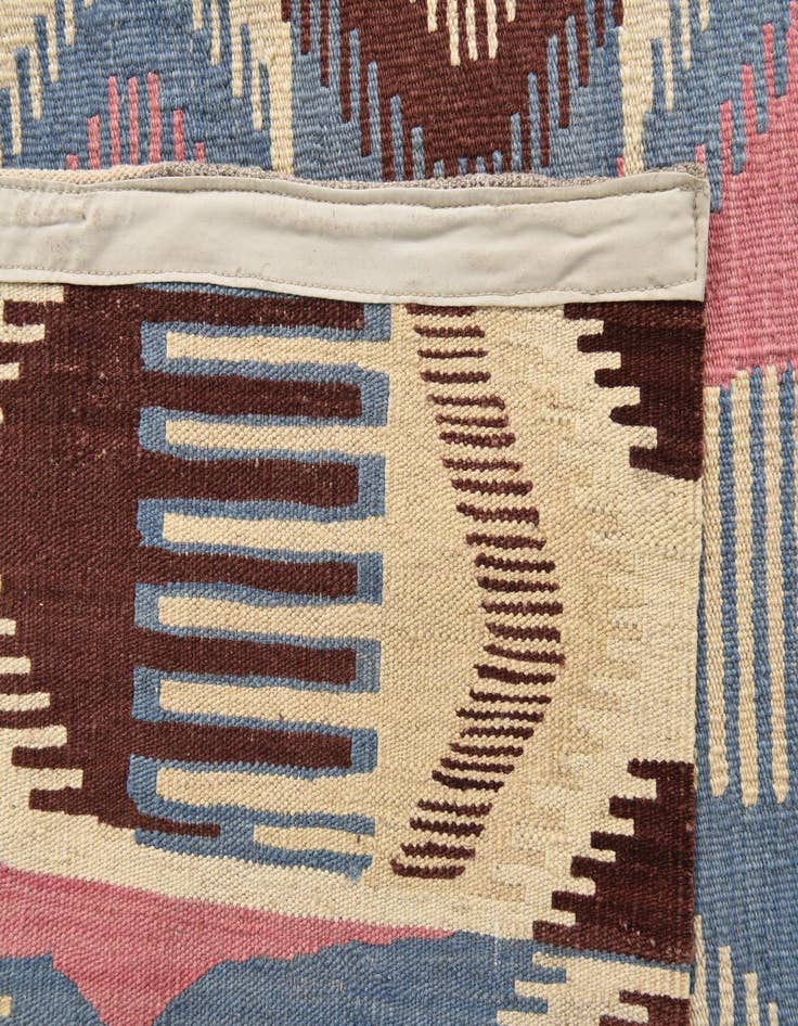 Detail image of 6' x 8' 2  Hand Woven Kilim Modern Wool Rug