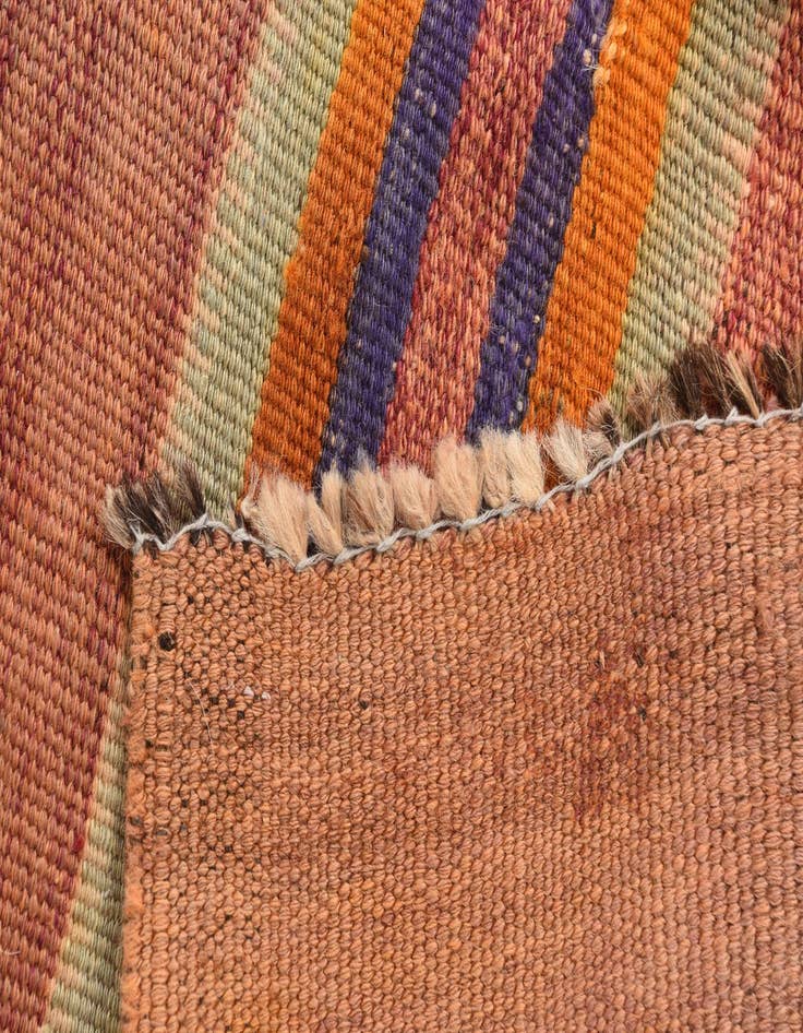 Detail image of 4' 5 x 7' 7  Hand Woven Kilim Modern Wool Rug