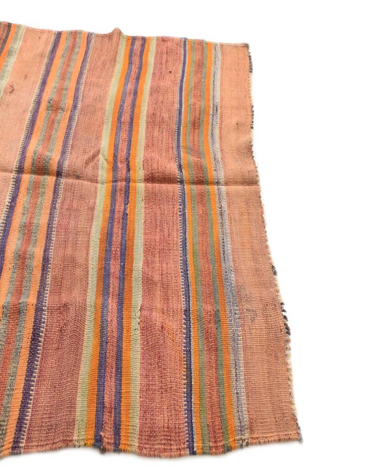 Detail image of 4' 5 x 7' 7  Hand Woven Kilim Modern Wool Rug