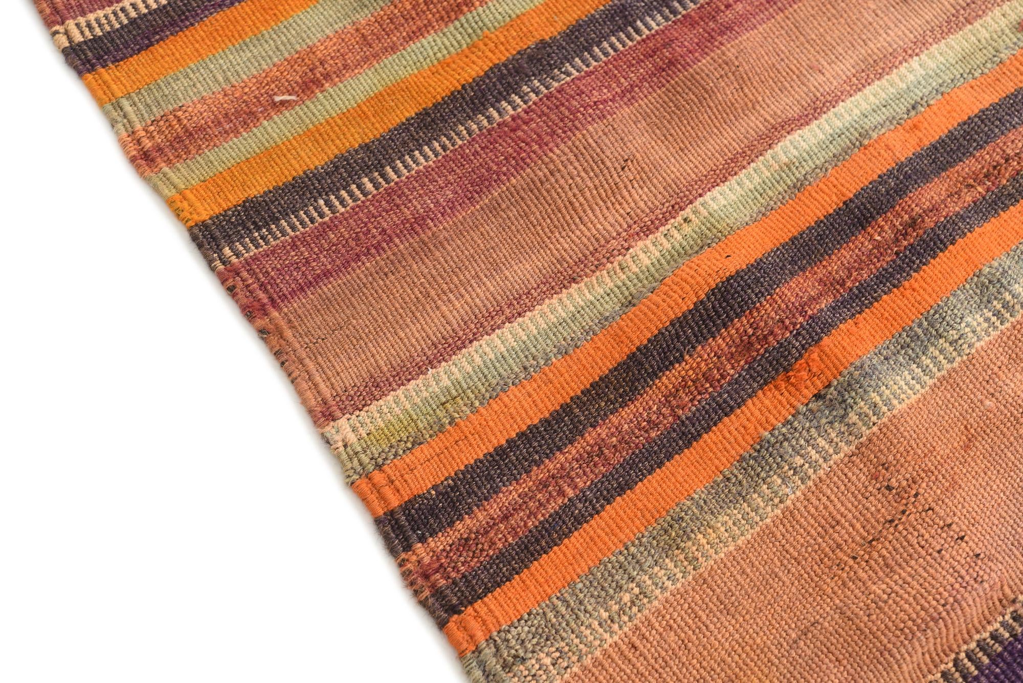 4' 5 x 7' 7 Hand Woven Kilim Modern Wool Rug