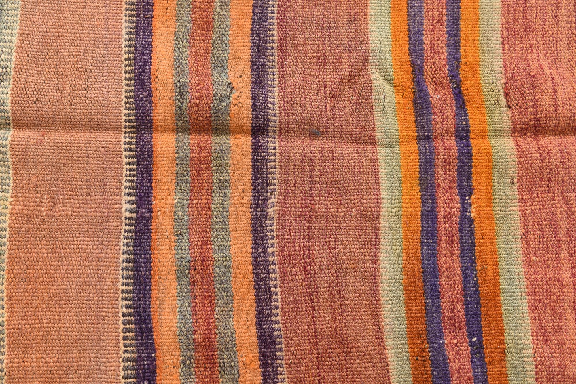 4' 5 x 7' 7 Hand Woven Kilim Modern Wool Rug