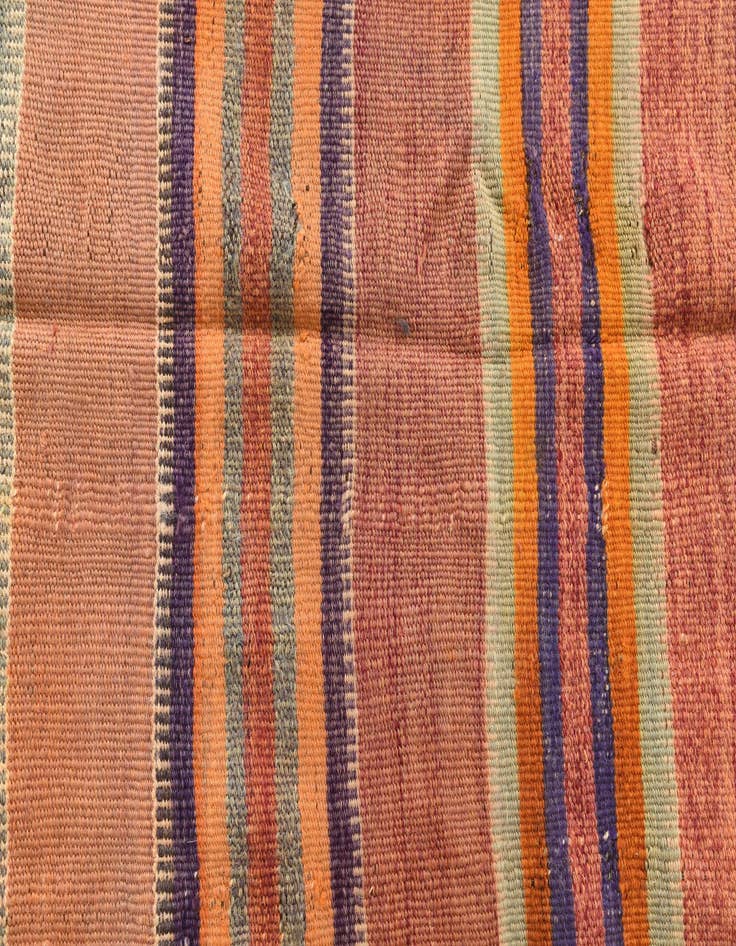 Detail image of 4' 5 x 7' 7  Hand Woven Kilim Modern Wool Rug