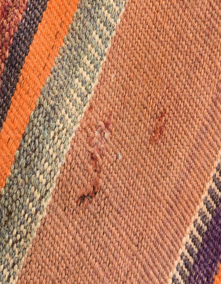 Detail image of 4' 5 x 7' 7  Hand Woven Kilim Modern Wool Rug