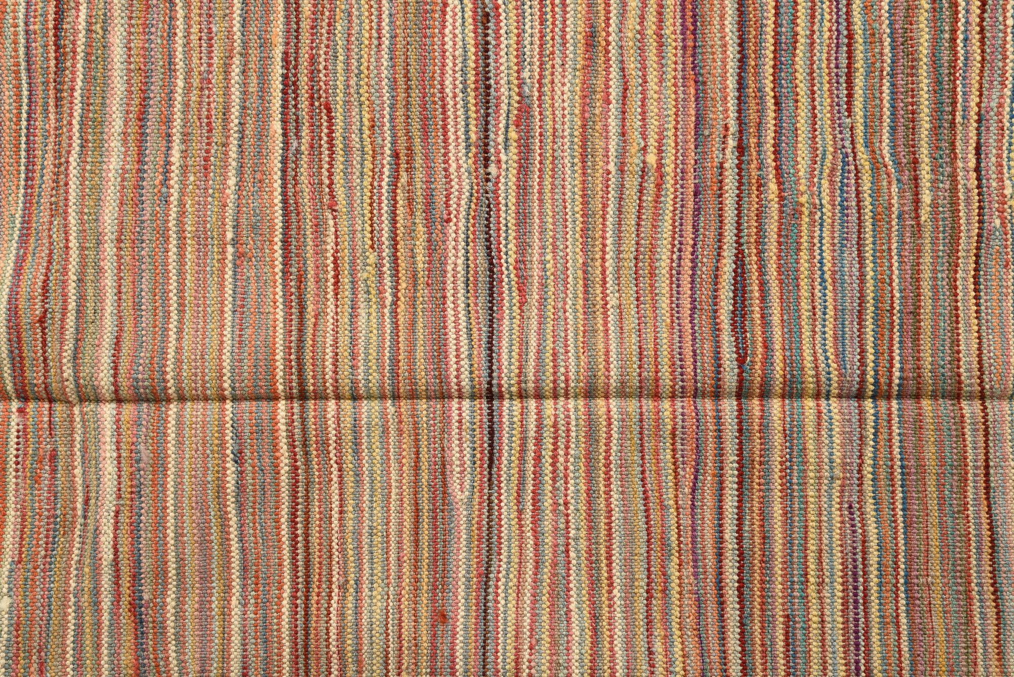 5' x 6' 7 Hand Woven Kilim Modern Wool Rug