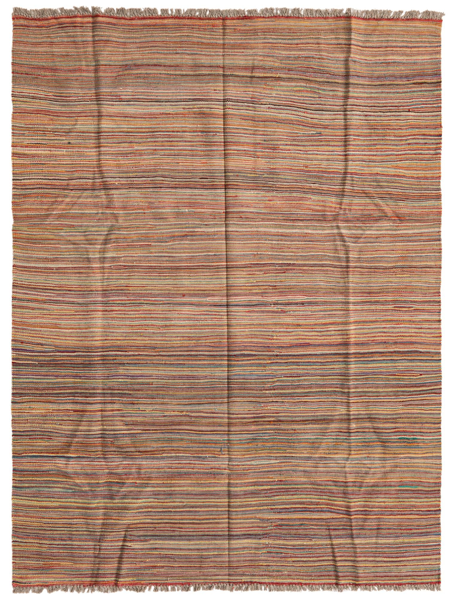 5' x 6' 7 Hand Woven Kilim Modern Wool Rug