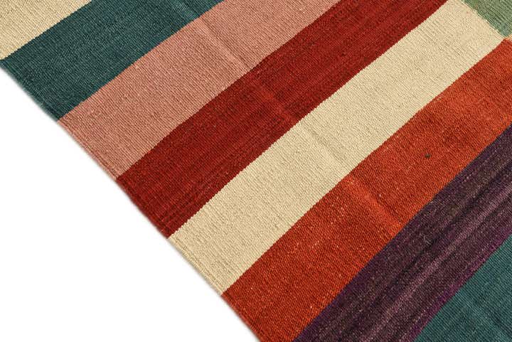 8' 2 x 11' 5 Hand Woven Kilim Modern Wool Rug