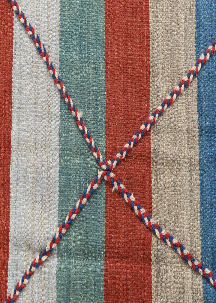 6' 3 x 10' Hand Woven Kilim Modern Wool Rug