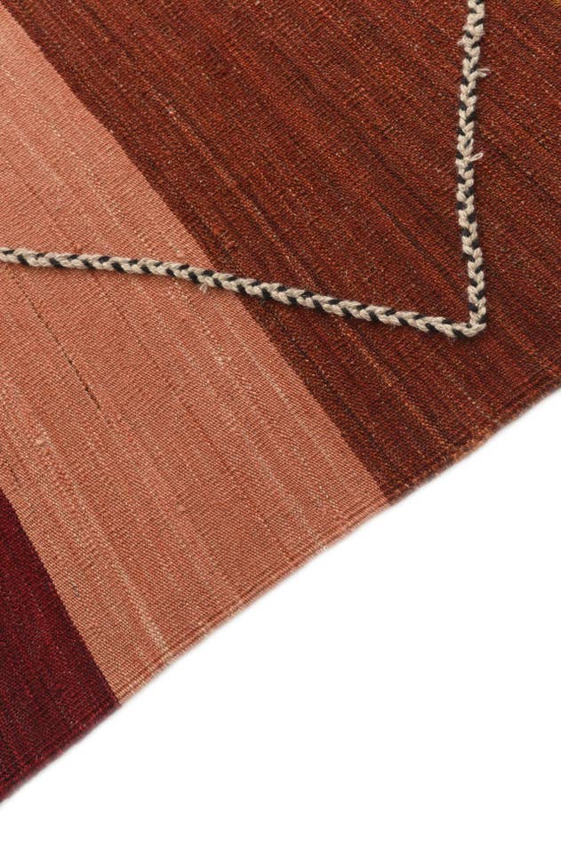 Detail image of 10' 1 x 12' 9 Hand Woven Kilim Modern Wool Rug