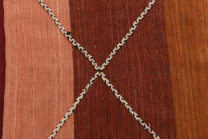 10' 1 x 12' 9 Hand Woven Kilim Modern Wool Rug